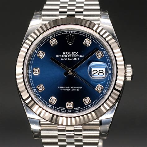 rolex datejust 41 with diamonds.